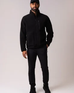 Pile Full Zip Jacket M Black