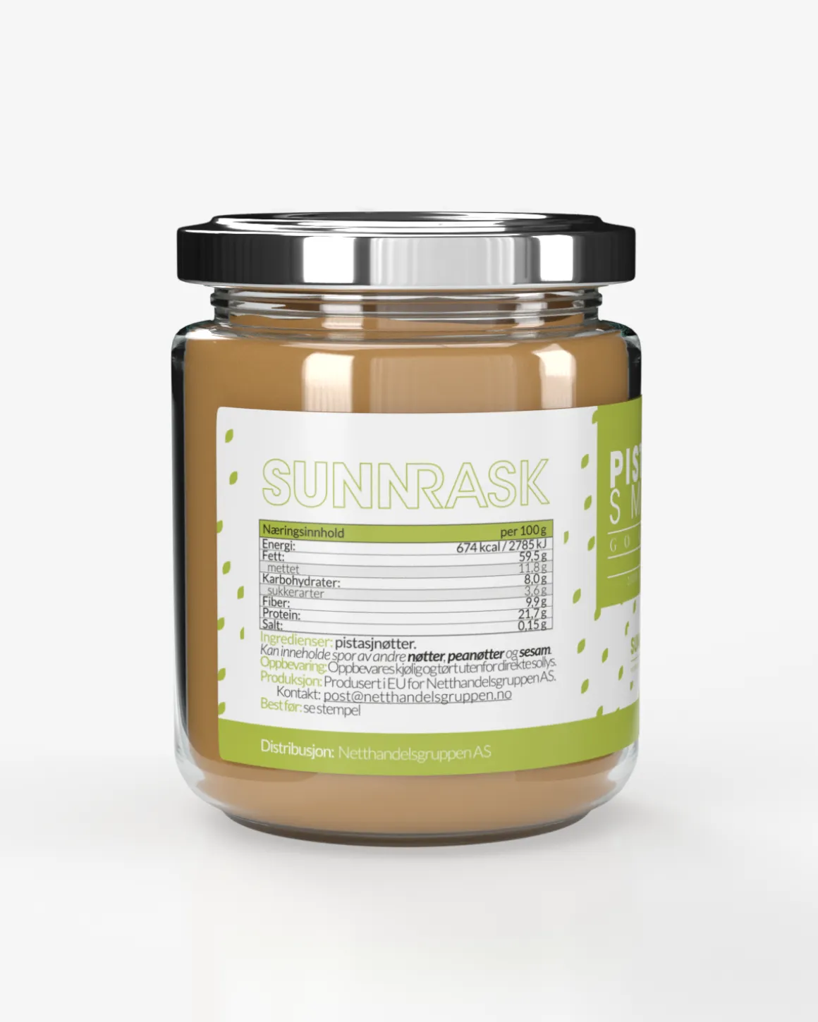 Pistasjsmør 3x250g