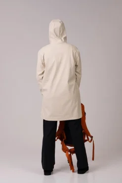 Pour Rain Coat Unisex Beige Oat