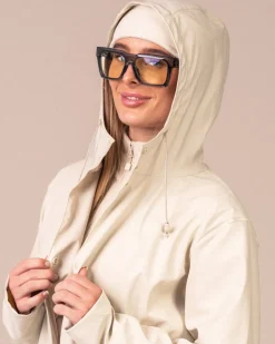 Pour Rain Coat Unisex Beige Oat