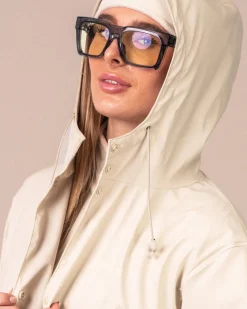 Pour Rain Coat Unisex Beige Oat
