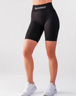 Power Up! Biker Shorts Black