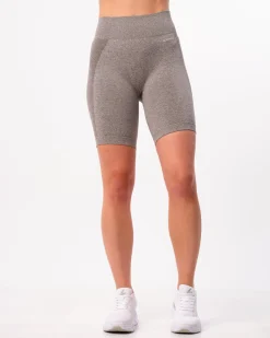 Power Up! Biker Shorts Mid Grey Marl