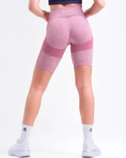 Power Up! Biker Shorts Pink Vivacious Marl