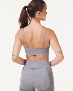Power Up! Bra Dark Grey Melange