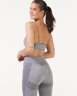 Power Up! Bra Dark Grey Melange