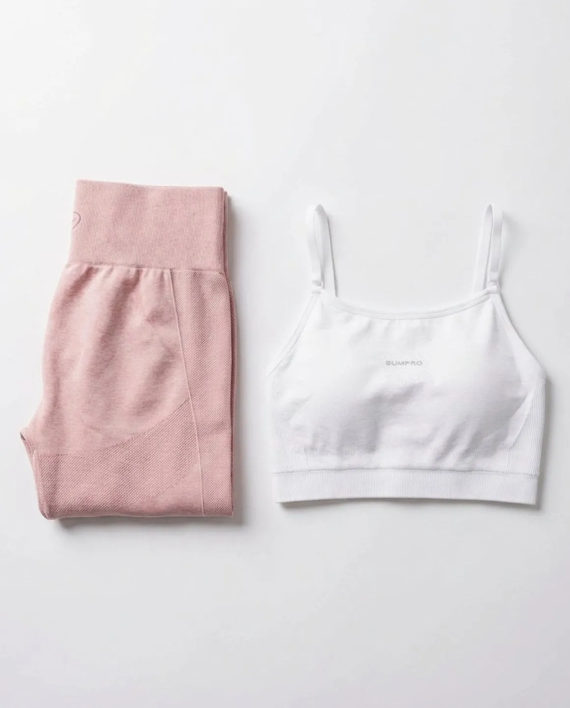 Power Up! Bra White + Tights Pink SET
