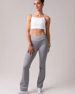 Power Up Bra White + Tights Purple SET