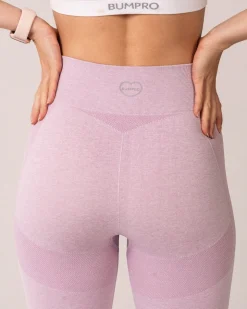 Power Up Bra White + Tights Purple SET