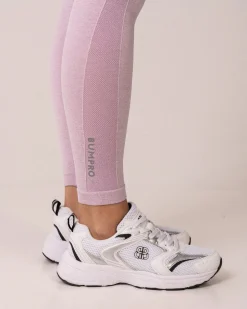 Power Up Bra White + Tights Purple SET