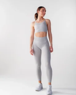 Power Up! Tights Light Grey Melange