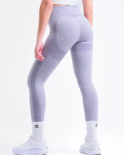 Power Up! Tights Lilac Heron Marl