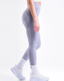 Power Up! Tights Lilac Heron Marl