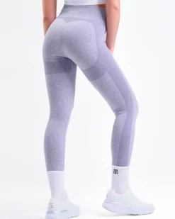 Power Up! Tights Lilac Heron Marl
