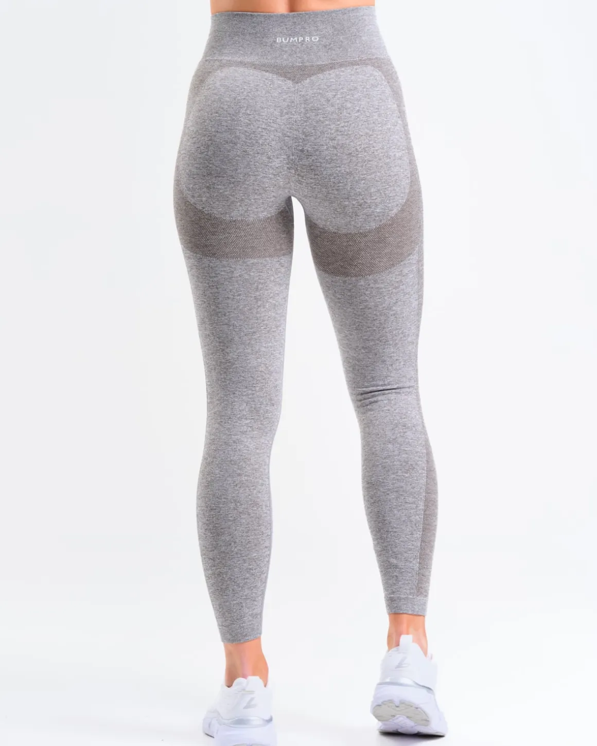 Power Up! Tights Mid Grey Marl