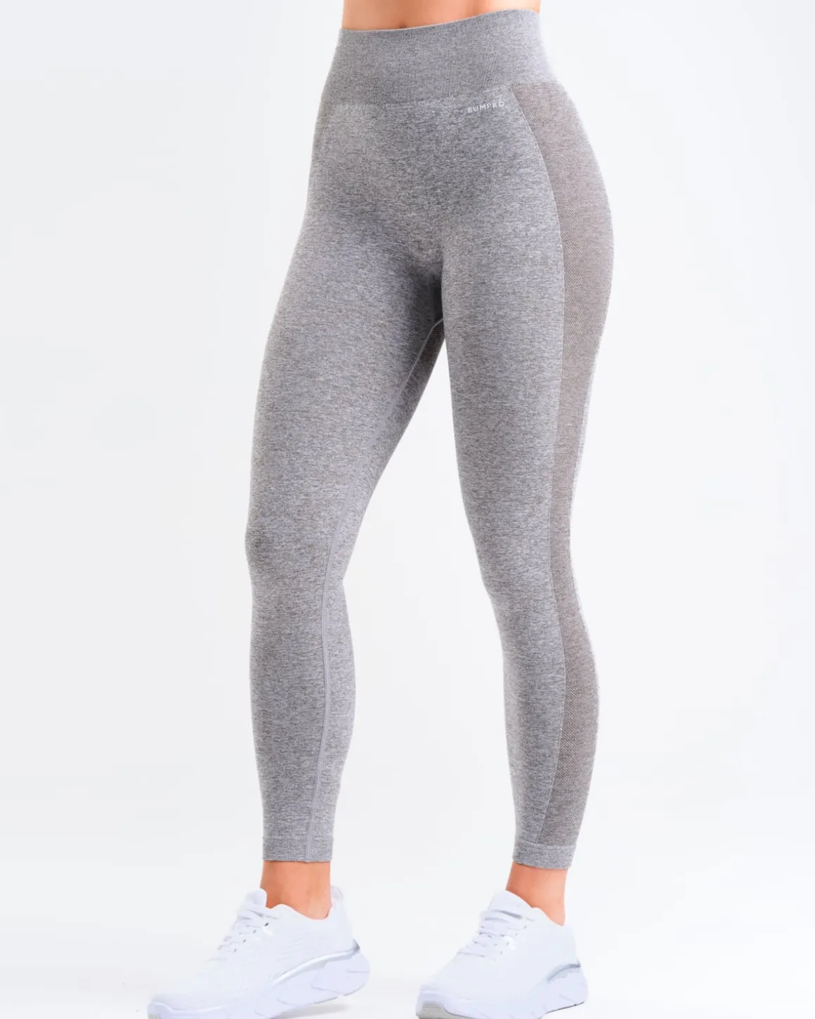 Power Up! Tights Mid Grey Marl