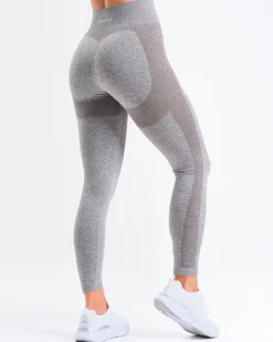 Power Up! Tights Mid Grey Marl
