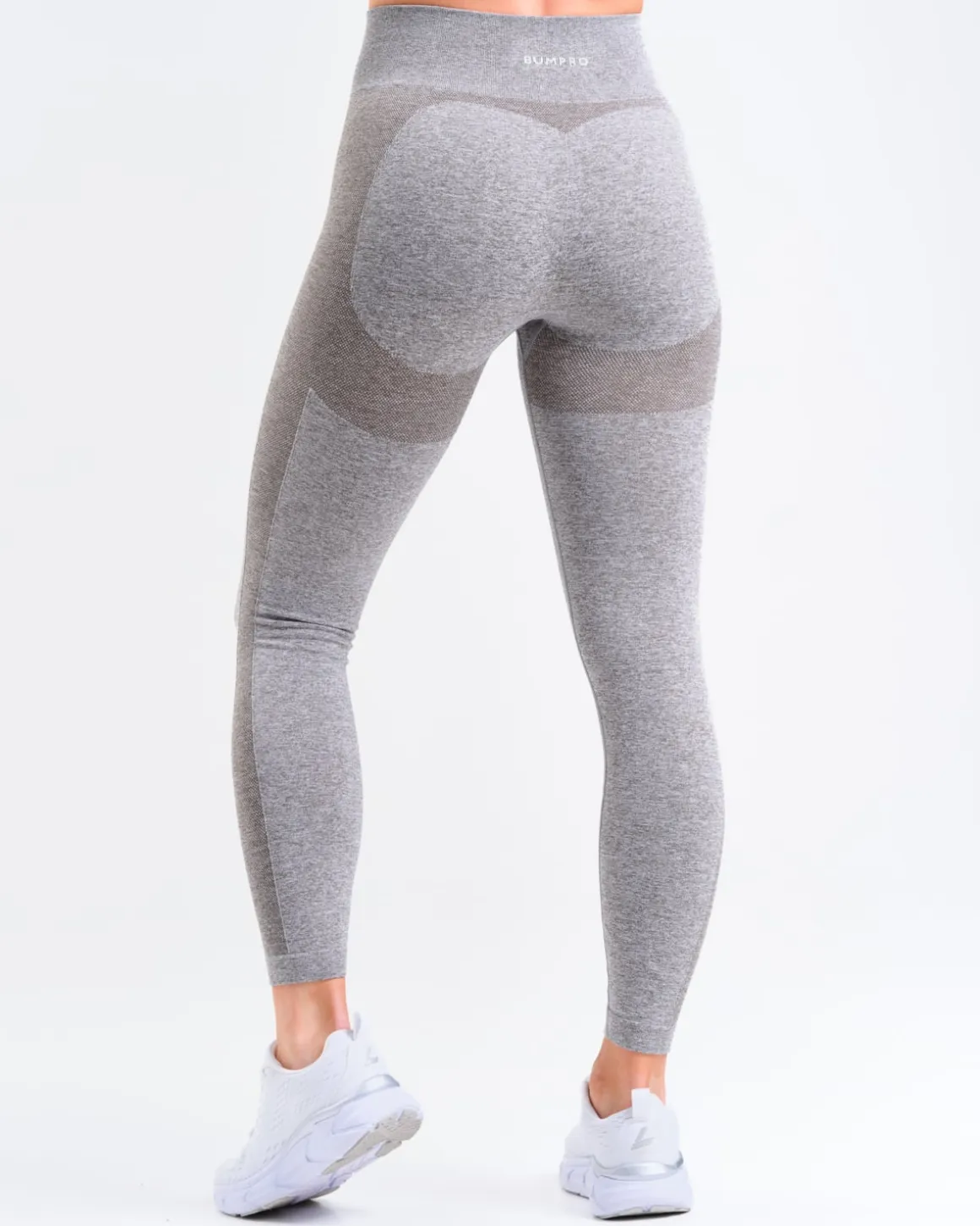 Power Up! Tights Mid Grey Marl