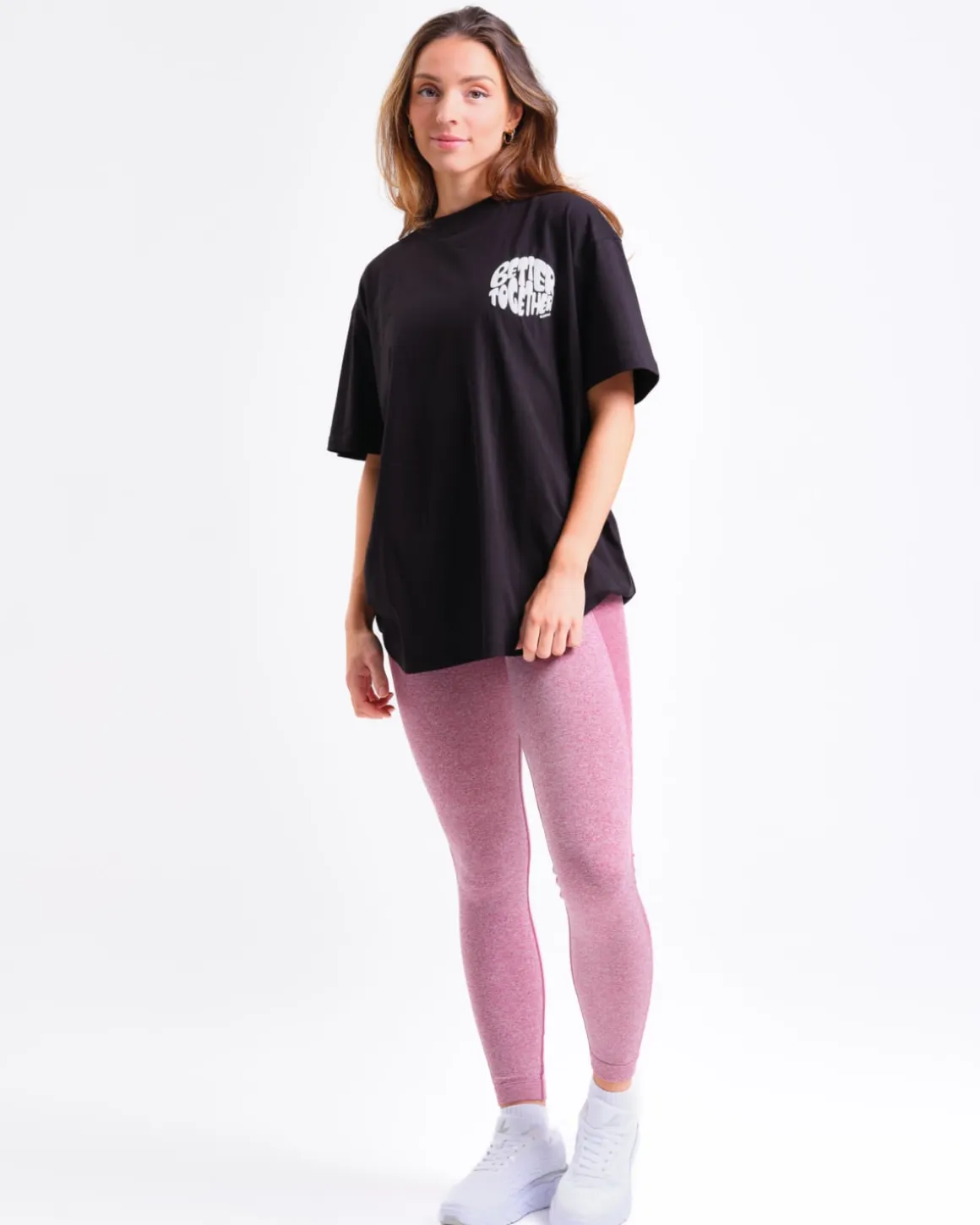 Power Up! Tights Pink Vivacious Marl