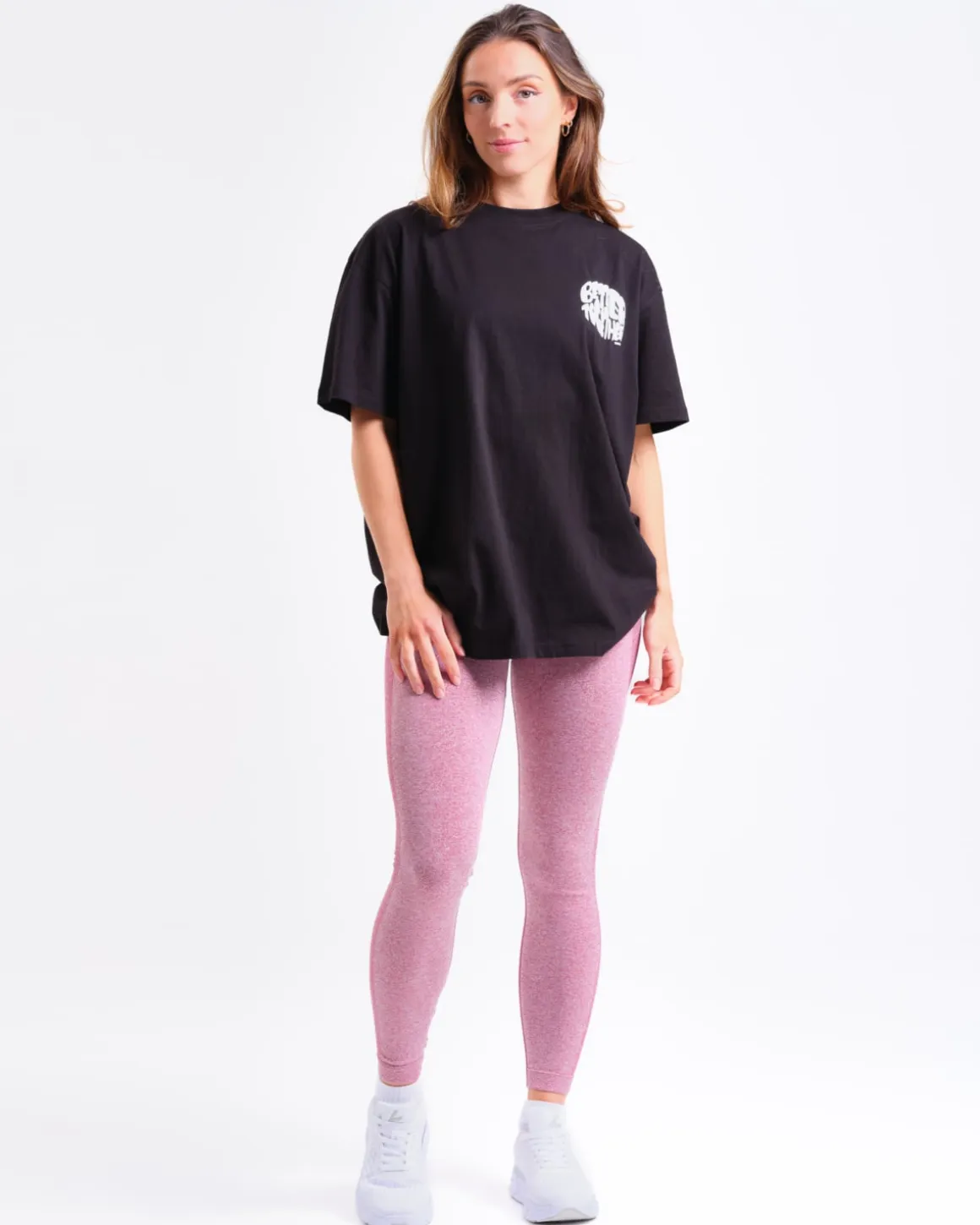 Power Up! Tights Pink Vivacious Marl