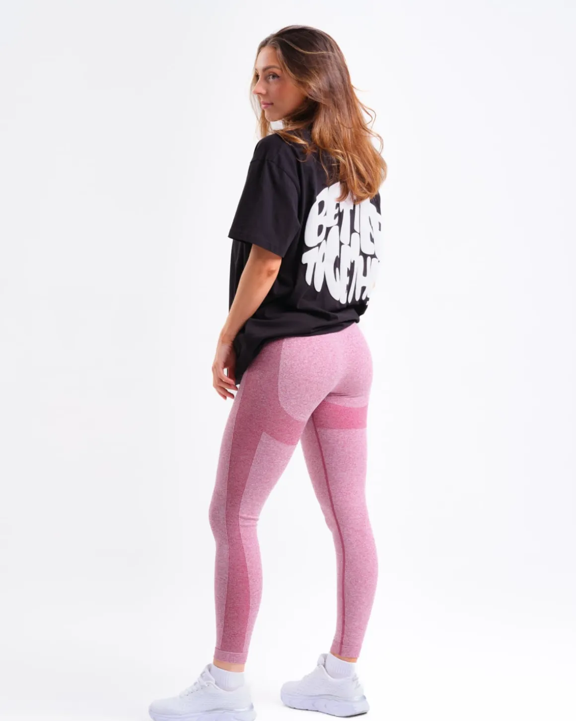 Power Up! Tights Pink Vivacious Marl