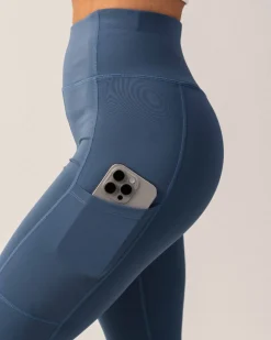 Primary Pocket Tights 7/8 Blue Sea