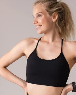 Primary Strappy Bra Black