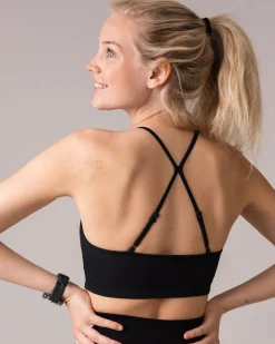 Primary Strappy Bra Black