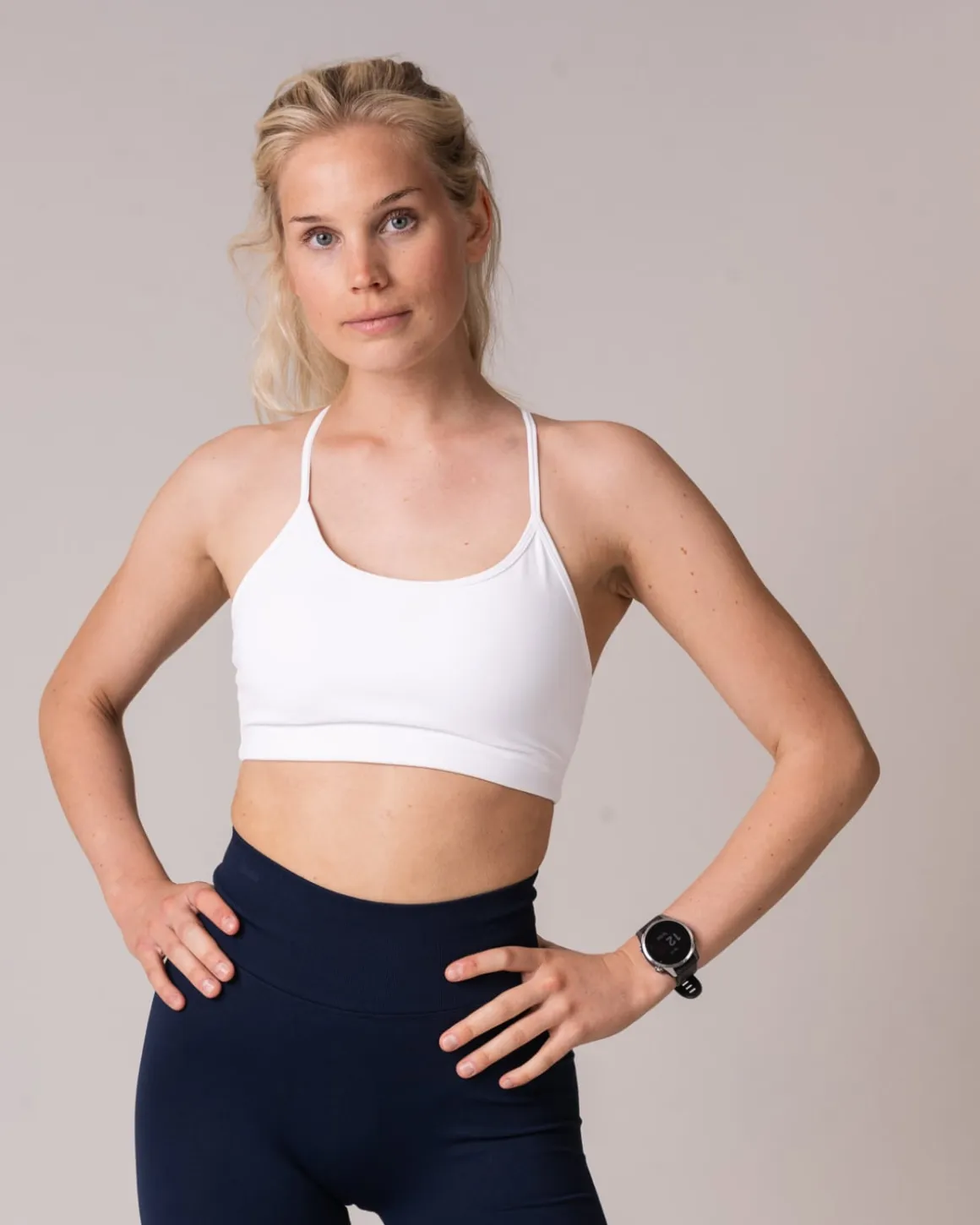 Primary Strappy Bra White