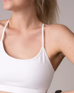 Primary Strappy Bra White