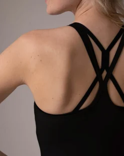 Primary Strap Tank Black