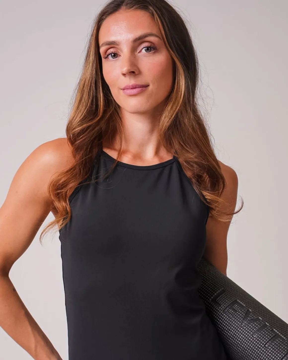Primary Strap Tank Black