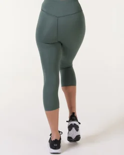 Primary Tights 3/4 Green Forest