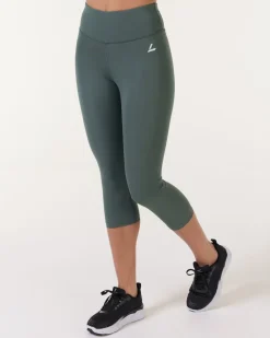 Primary Tights 3/4 Green Forest
