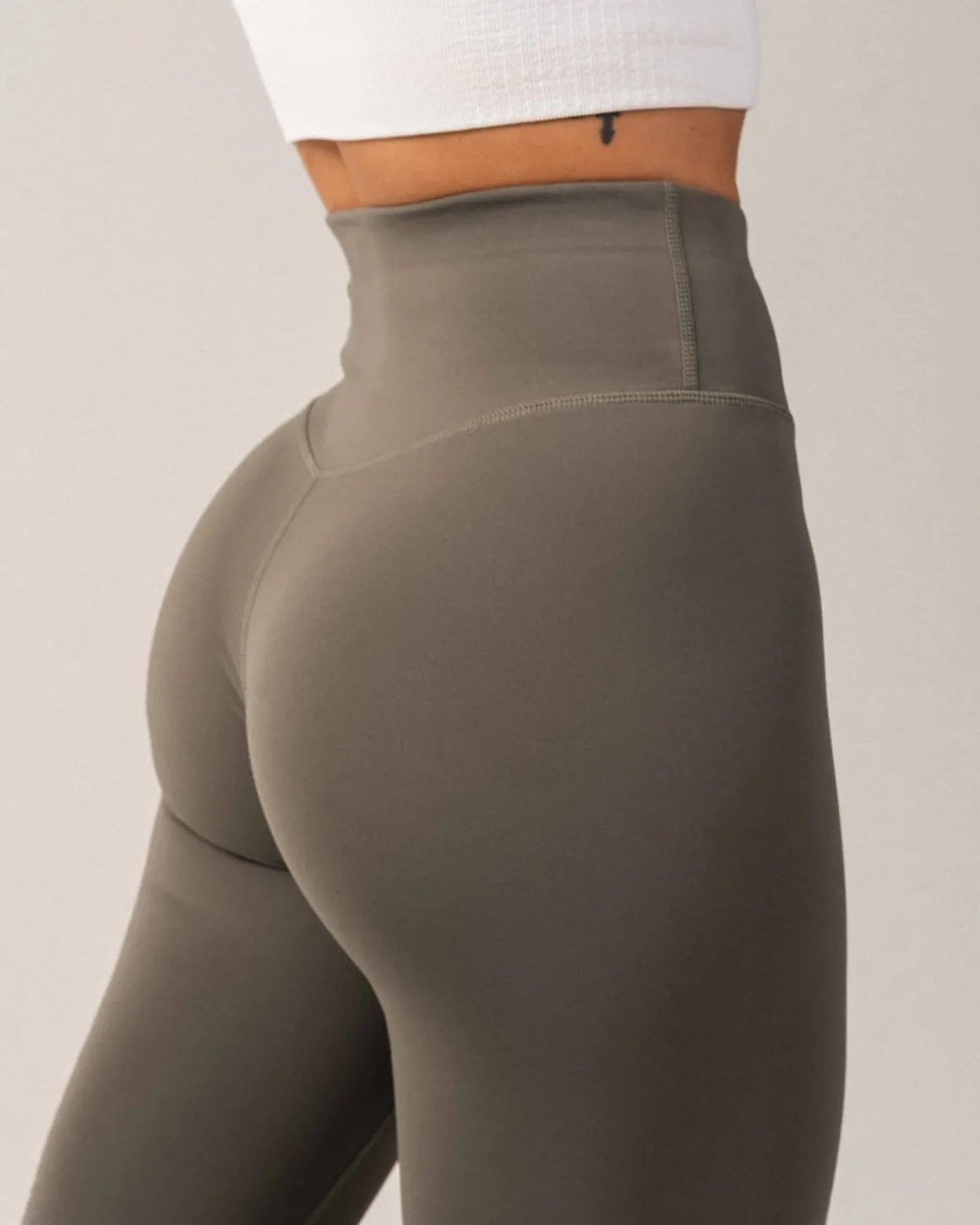 Primary Tights Green Smokey