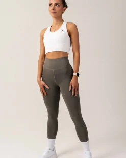 Primary Tights Green Smokey