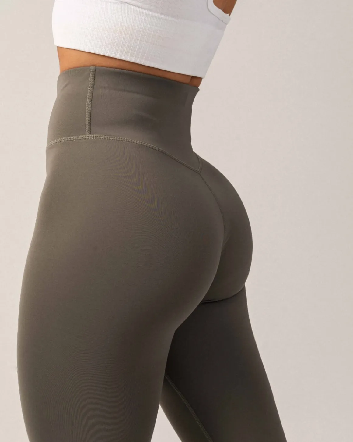 Primary Tights Green Smokey