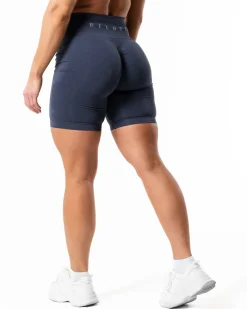 Prime Scrunch Shorts Dusty Blue