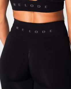 Prime Scrunch Tights Black