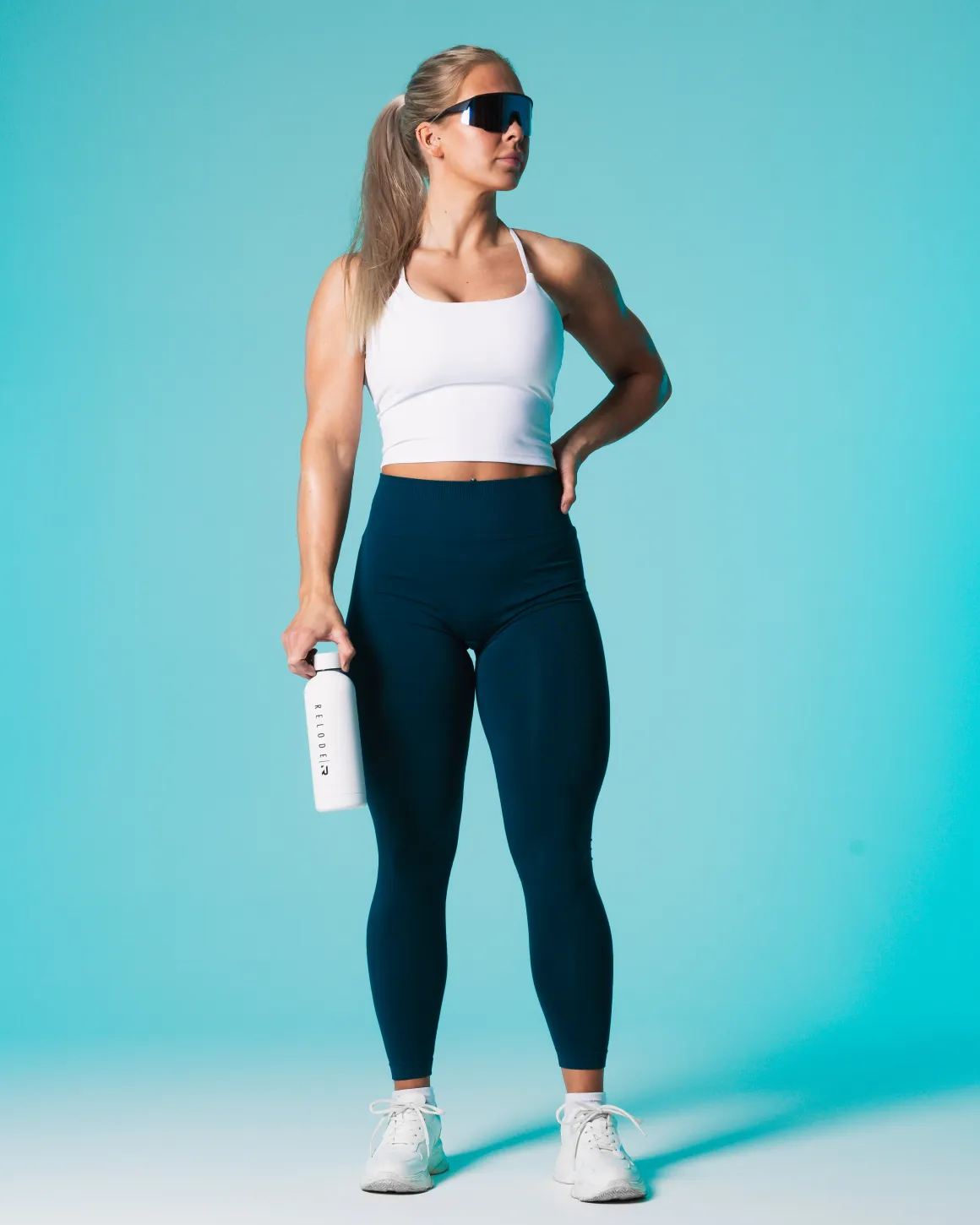 Prime Scrunch Tights Blue