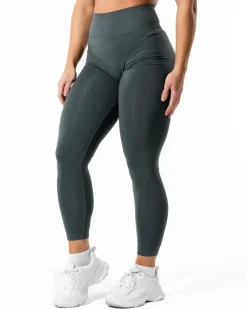 Prime Scrunch Tights Dusty Green