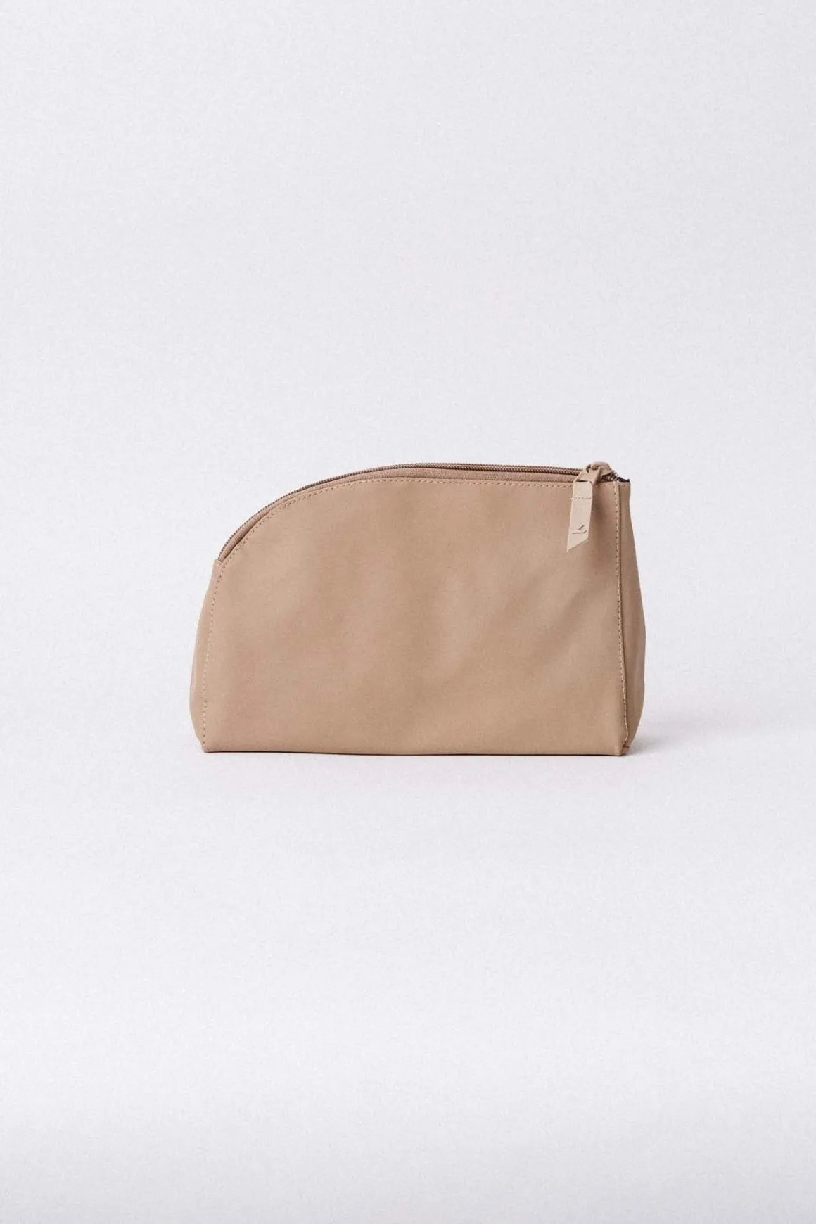 PU Tote Bag + Toiletery Bag Beige