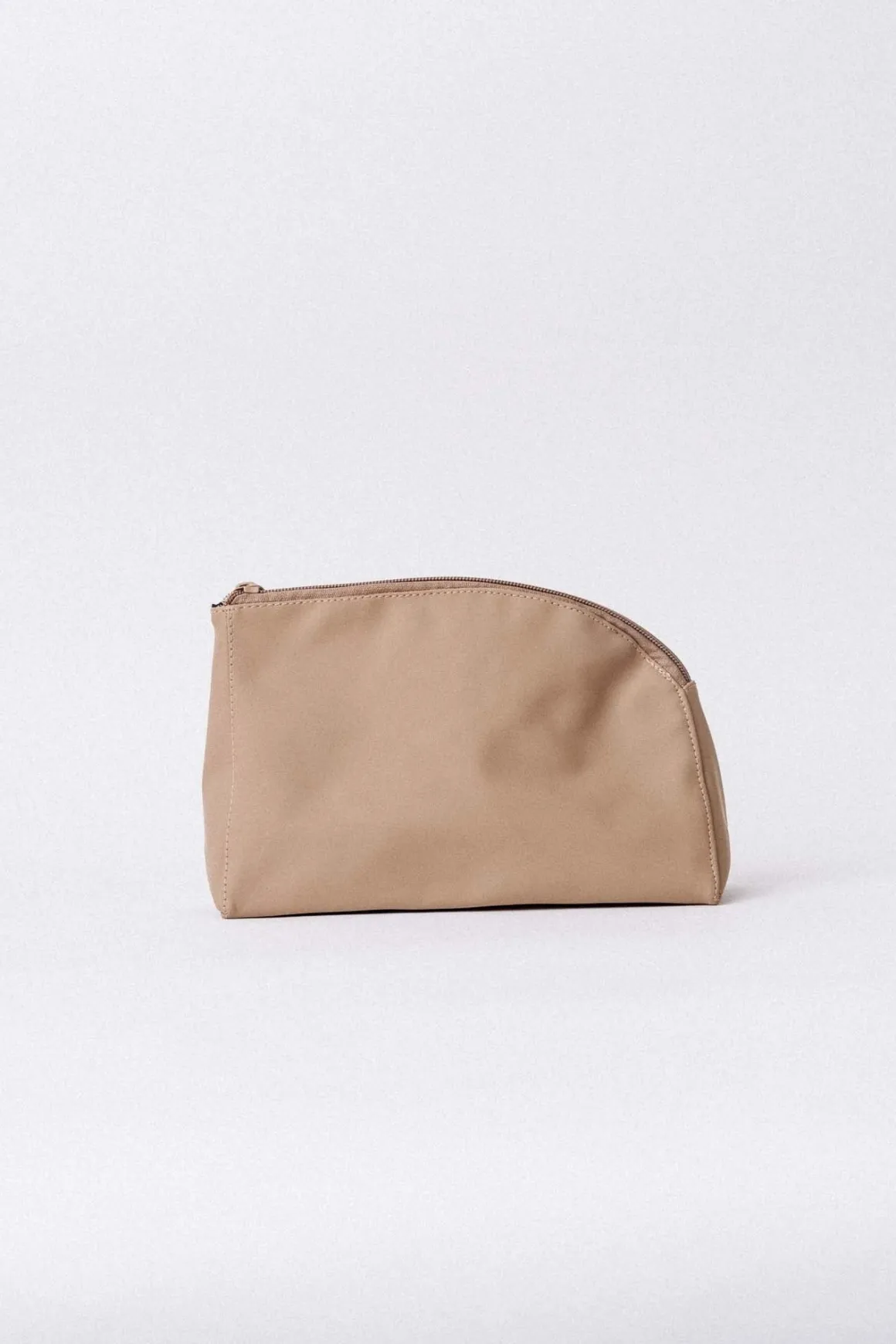 PU Tote Bag + Toiletery Bag Beige
