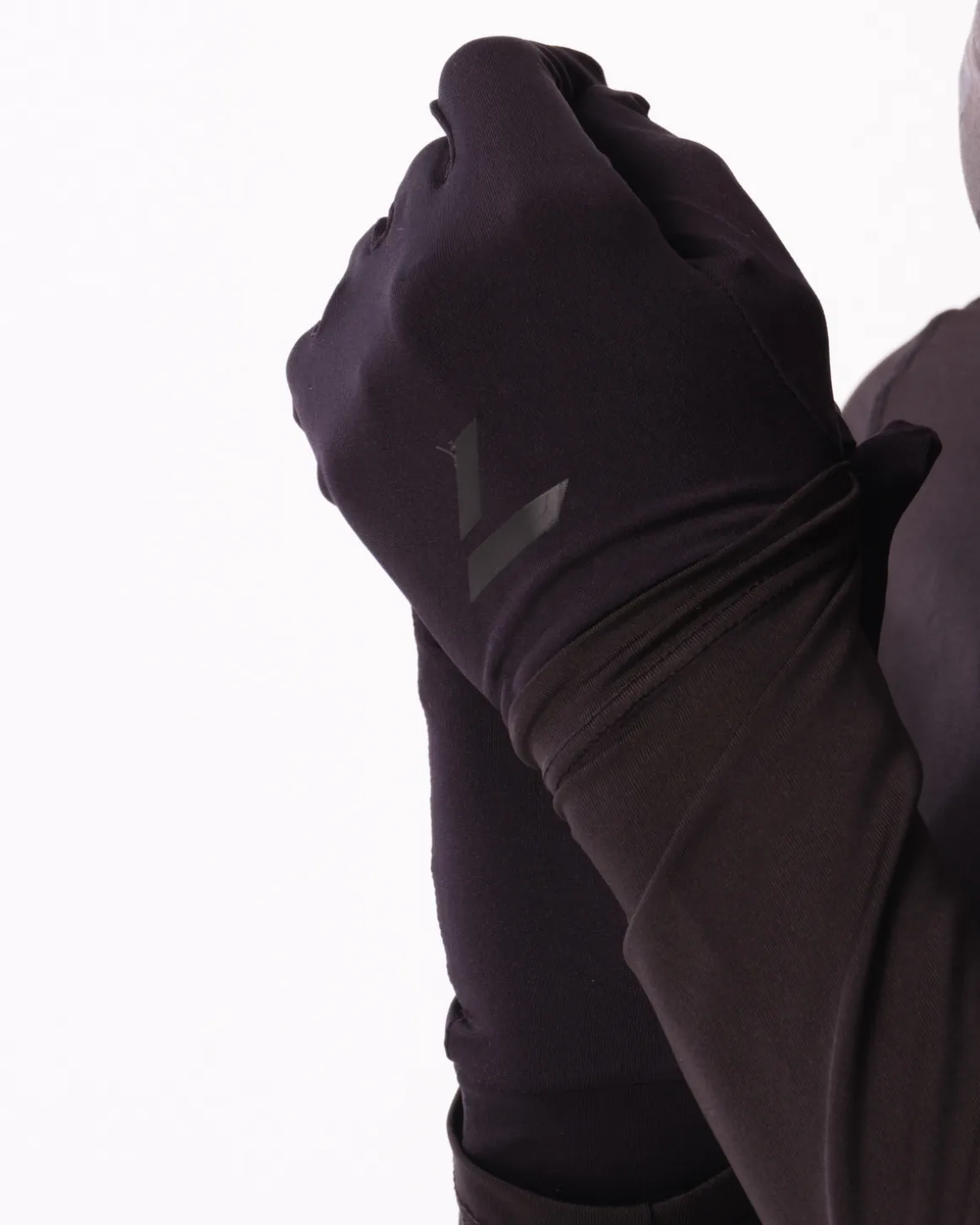 Reflective Running Gloves Black/Reflective