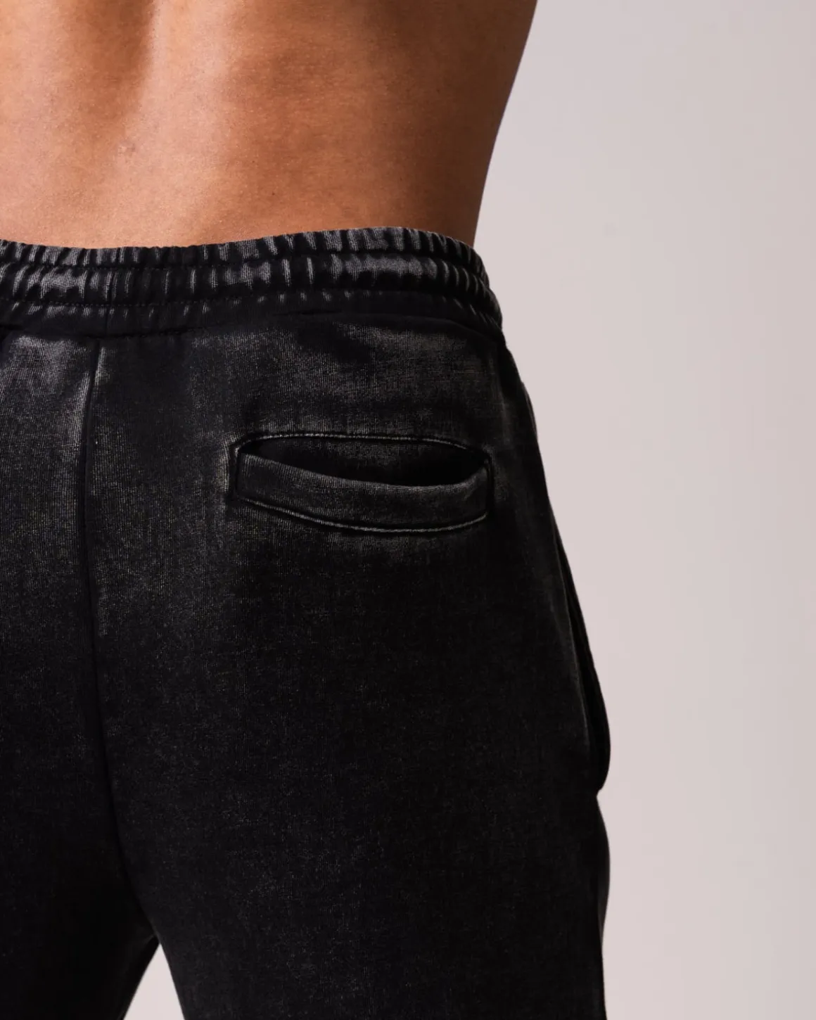 Relaxed Hoodie + Sweatpants Black Washed SET