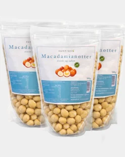 Ristede & Salte Macadamianøtter 3x500g