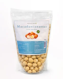 Ristede & Salte Macadamianøtter 500g
