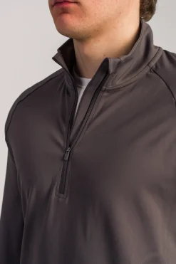 Run Half Zip M Grey Granite