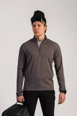 Run Half Zip M Grey Granite