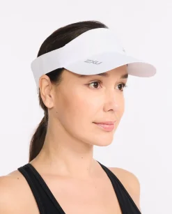 Run Visor White/White – One Size